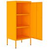 vidaXL Storage Cabinet Mustard Yellow Steel Medium Storage Cabinet