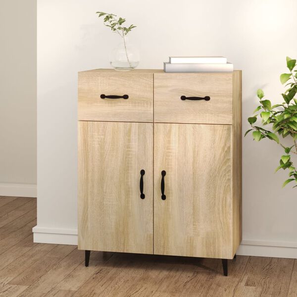 vidaXL Sideboard Sonoma oak Engineered wood Medium Sideboard