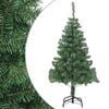 vidaXL Artificial Christmas Tree Green PVC 59.1in Collapsible