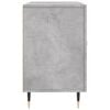 vidaXL Sideboard Concrete gray Engineered wood 39.4x14.2x23.6 in