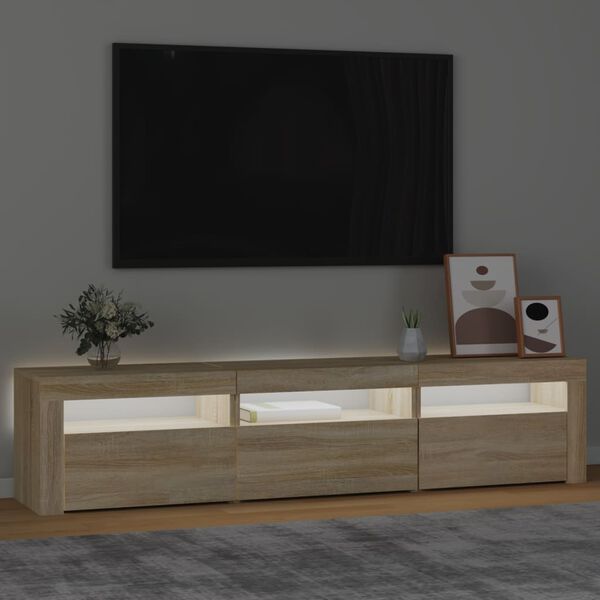 vidaXL TV Cabinet Sonoma Oak Engineered Wood Standard TV Cabinet