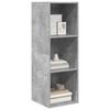 vidaXL TV Cabinet Concrete Grey Engineered Wood Medium TV Cabinet