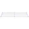vidaXL Door Canopy Grey and transparent