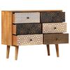 vidaXL Sideboard Brown with printed patterns Solid mango wood, MDF Medium