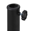 vidaXL Parasol Base Black Resin, Steel Heavy duty Parasol Base