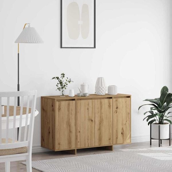 vidaXL Sideboard artisan oak 120 x 41 x 75 cm Engineered wood