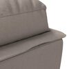 vidaXL Massage Chaise Lounge Taupe
