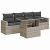 vidaXL Garden Sofa Set Light grey, Dark grey