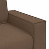 vidaXL Sofa Brown 86.61 x 30.71 x 33.07 in Fabric