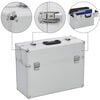 vidaXL Tool Case 18.5"x14.2"x7.9" Silver Aluminum