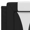 vidaXL Headboard Cushion Black and White