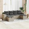 vidaXL Garden Sofa Set Light Grey, Dark Grey