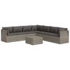 vidaXL Garden Lounge Set Grey, Dark Grey