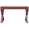 vidaXL Computer Desk Brown Solid Mahogany Wood 45.3 x 18.5 x 30.3 in