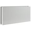 vidaXL Shower Niche Brushed Silver 24.4x12.6x3.5" Stainless Steel