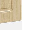 vidaXL Dishwasher Panel Sonoma oak Engineered wood 17.7 x 0.6 x 26.4 in