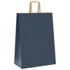 vidaXL Paper Bags 50 pcs with Handles Blue 32x17x44 cm