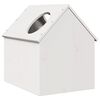 vidaXL Cat House White Solid Pine Wood 16.1 x 19.7 x 19.7 in Durable