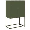 vidaXL Highboard Olive Green Cold-rolled steel Tall Highboard