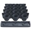 vidaXL Garden Plant Set Anthracite Polypropylene Large