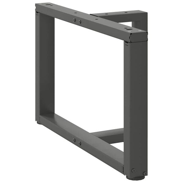 vidaXL Coffee Table Leg Anthracite Powder-coated steel Height-Adjustable