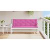 vidaXL Garden Bench Cushion Set of 2 Pink