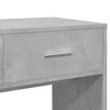 vidaXL Dressing Table Concrete Grey Engineered Wood, Glass Medium