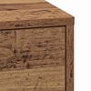vidaXL Bedside Cabinet with Old wood 38 x 34 x 61 cm Engineered wood