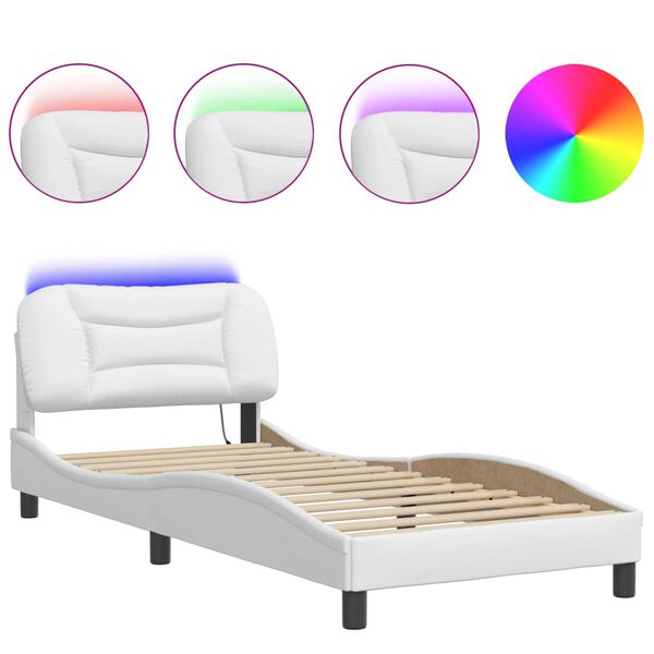 vidaXL Bed Frame White