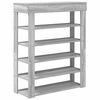 vidaXL Shoe Rack Grey Sonoma Engineered wood 31.5x11.8x38.6 in Shoe Rack