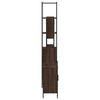 vidaXL Bathroom Furniture Set Brown oak