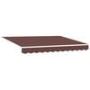 vidaXL Automatic Retractable Awning Brown 118.1x98.4"
