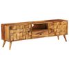 vidaXL TV Stand Solid Wood Acacia with Honey Finish 55.1"x11.8"x15.7"
