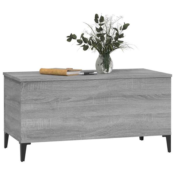 vidaXL Coffee Table Grey sonoma Engineered wood Medium Coffee Table