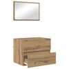 vidaXL Bathroom Furniture Set with Drawer 2 pcs Artisan Oak
