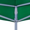 vidaXL Party Tent Roof 13.1x9.8' Green 2.95 oz/ft²