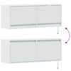 vidaXL TV Wall Cabinet White Engineered wood 39.4x12.2x15.0 in