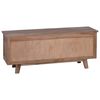 vidaXL TV Stand 39.4"x11.8"x15.7" Solid Wood Teak