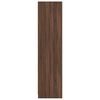 vidaXL Wardrobe Brown Oak Engineered Wood Compact Wardrobe Rectangular