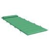 vidaXL Sun Lounger Cushion Green 70.9x23.6x1.6" Oxford Fabric