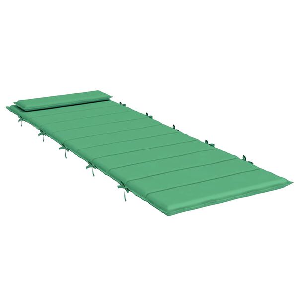 vidaXL Sun Lounger Cushion Green 70.9x23.6x1.6" Oxford Fabric