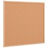 vidaXL Cork Board with Solid Pine Wood Frame 23.6x21.7"