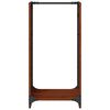 vidaXL Firewood Rack 15.7x11.8x31.5" Weathering Steel