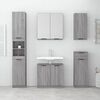 vidaXL Bathroom Cabinet Grey Sonoma Engineered wood Medium