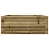 vidaXL Garden Planter Natural Wood Impregnated Pine Wood Medium