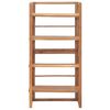 vidaXL Shelving Unit Natural Teak Solid Teak Wood 47.2 in