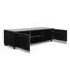 vidaXL TV Stand High-Gloss Black Engineered Wood, MDF Medium TV Stand