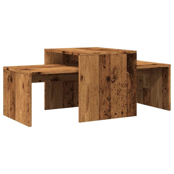 vidaXL Coffee Table Old wood Engineered wood Medium Coffee Table