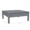 vidaXL Garden Lounge Set Set of 3 Grey and Anthracite