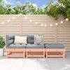 vidaXL 3 Piece Patio Lounge Set Solid Wood Douglas
